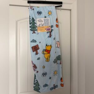 NWT Disney Winnie the Pooh Light Blue Blanket